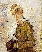Berthe Morisot Winter aka Woman with a Muff, china oil painting artist